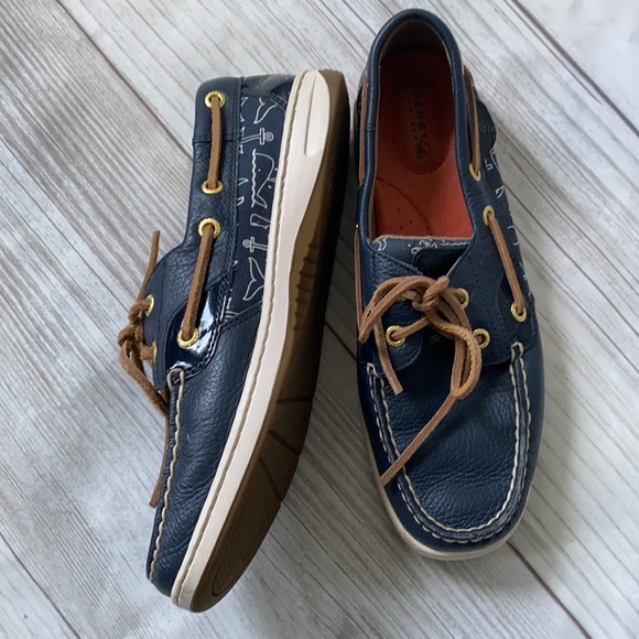 Sperry Top-Sider Navy blue Shoes Sz.8M - Picture 2 of 11
